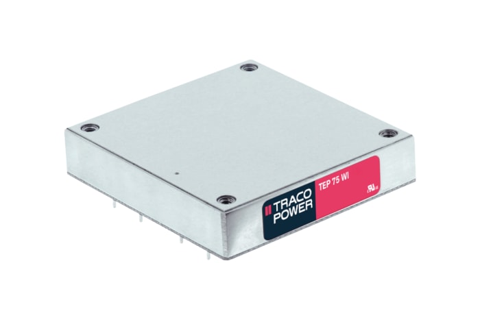 TRACOPOWER TEP 75WI DC-DC Converter, 5V dc/ 15A Output, 9 → 36 V dc Input, 75W, Through Hole, +75°C Max Temp