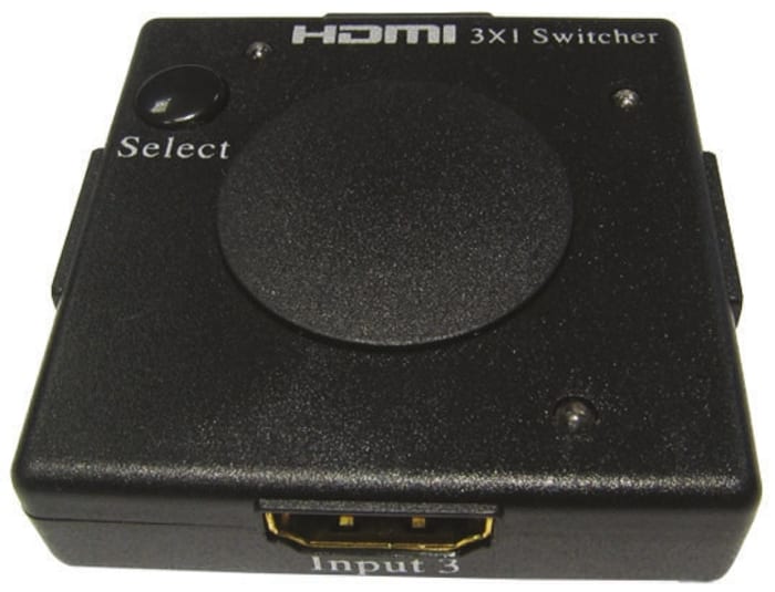 RS PRO 3 Port HDMI Switch 1920 x 1200