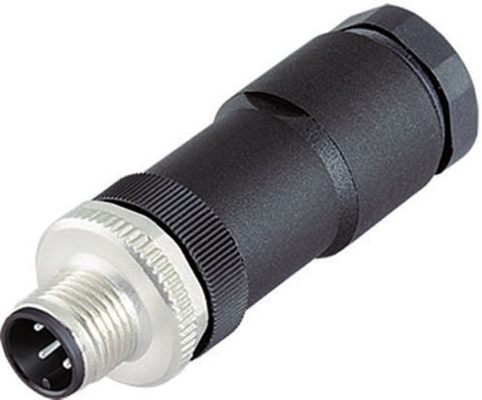 binder Circular Connector, 5 Contacts, Cable Mount, M12 Connector, Socket, Male, IP67, 713 Series