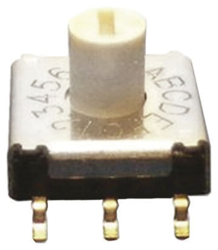 Omron 16 Way Surface Mount DIP Switch, Rotary Shaft Actuator