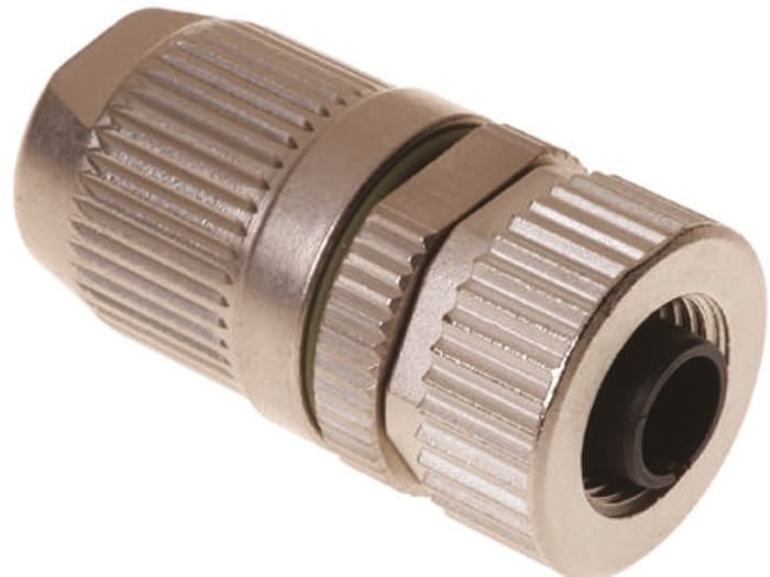 Harting Connector, 4 Contacts, Cable Mount, M12 Connector, Socket, Female, IP65, IP67, Harax M12 Series