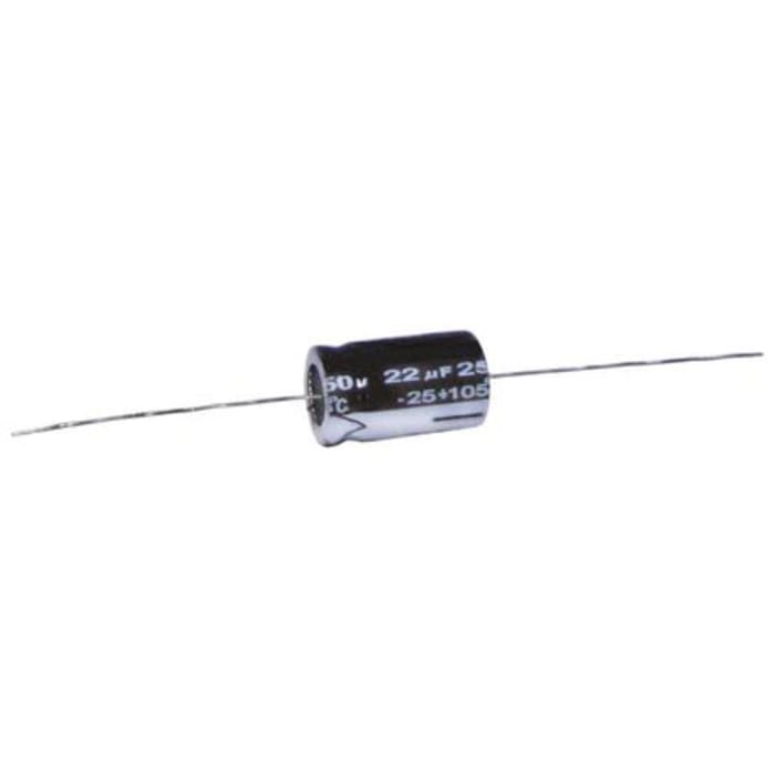 RS PRO 22μF Electrolytic Aluminium Electrolytic Capacitor 350V dc, Through Hole