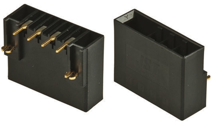 Embases de circuit imprimé JST, JFA J300, 3 pôles , 5.08mm 1 rangée, 10.5A, Angle droit