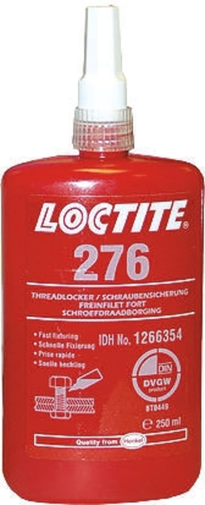 Loctite Loctite 276 Green Threadlocking Adhesive, 250 ml, 24 h Cure Time
