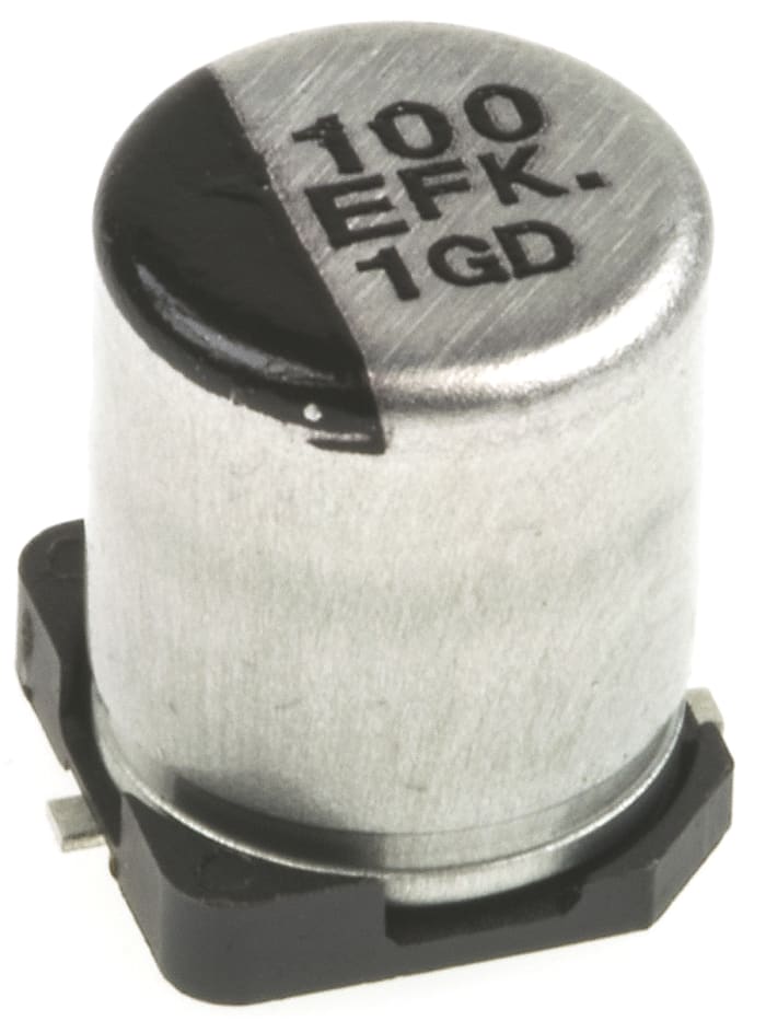 Panasonic 150μF Aluminium Electrolytic Capacitor 10V dc, Surface Mount - EEEFK1A151P