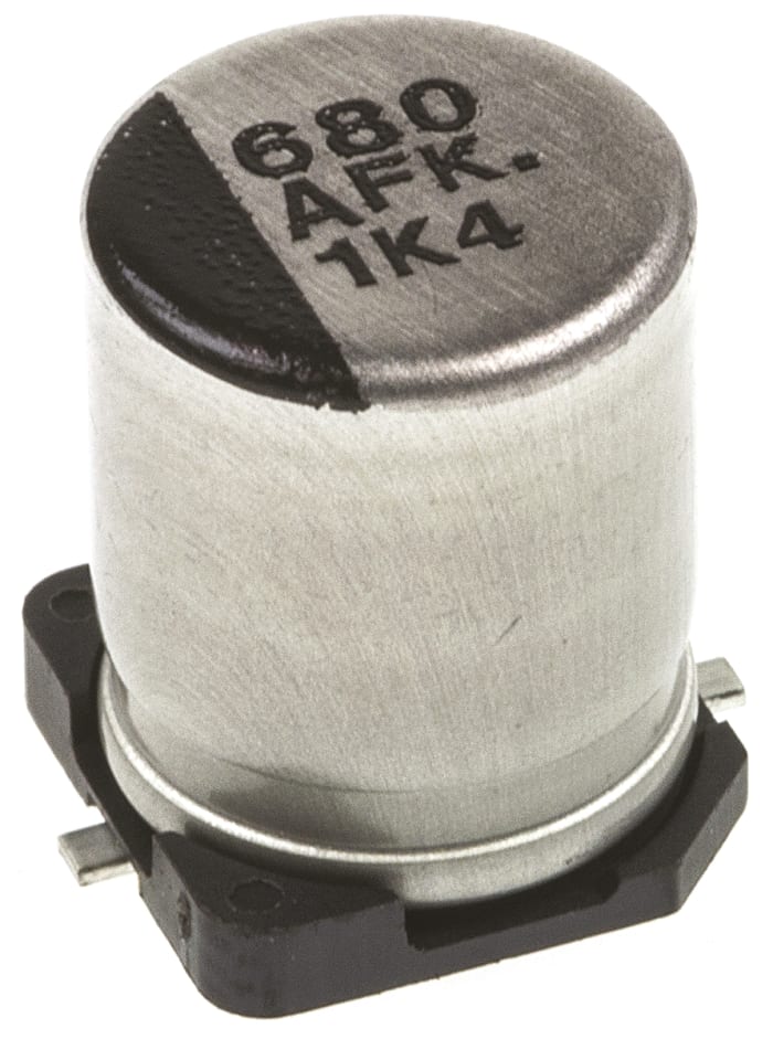 Panasonic 680μF Aluminium Electrolytic Capacitor 10V dc, Surface Mount - EEEFK1A681P