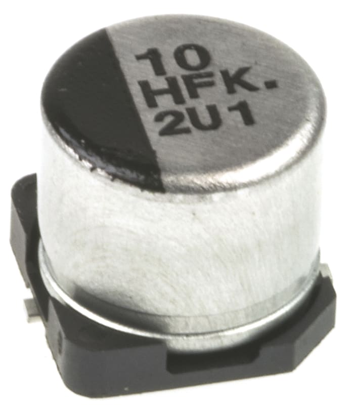Condensateur électrolytique aluminium Panasonic série FK, Aluminium électrolytique 10μF, 50V c.c.
