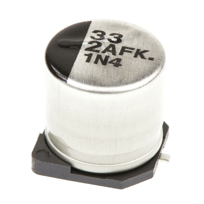 Condensateur électrolytique aluminium Panasonic série FK, Aluminium électrolytique 33μF, 100V c.c.