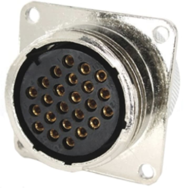 Toughcon Connector, 24 Contacts, Panel Mount, Socket, Female, IP65, TM Series
