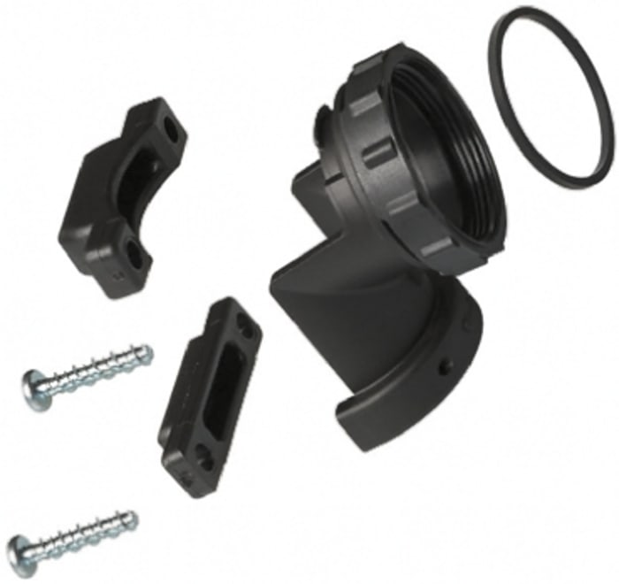 TE Connectivity Black Cable Clamp, 17.95mm Max. Bundle