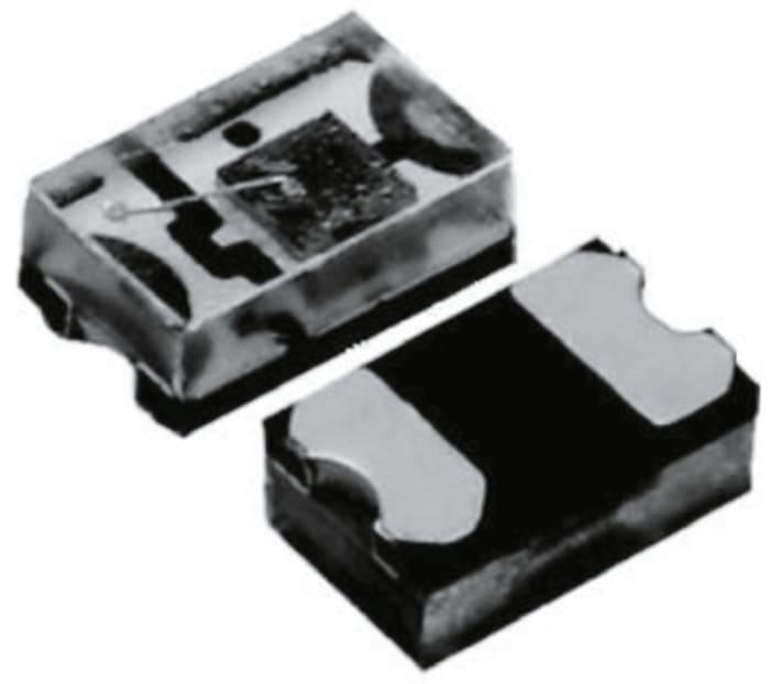 Vishay, TEMD7000X01 IR + Visible Light Si Photodiode, 60 °, Surface Mount 0805