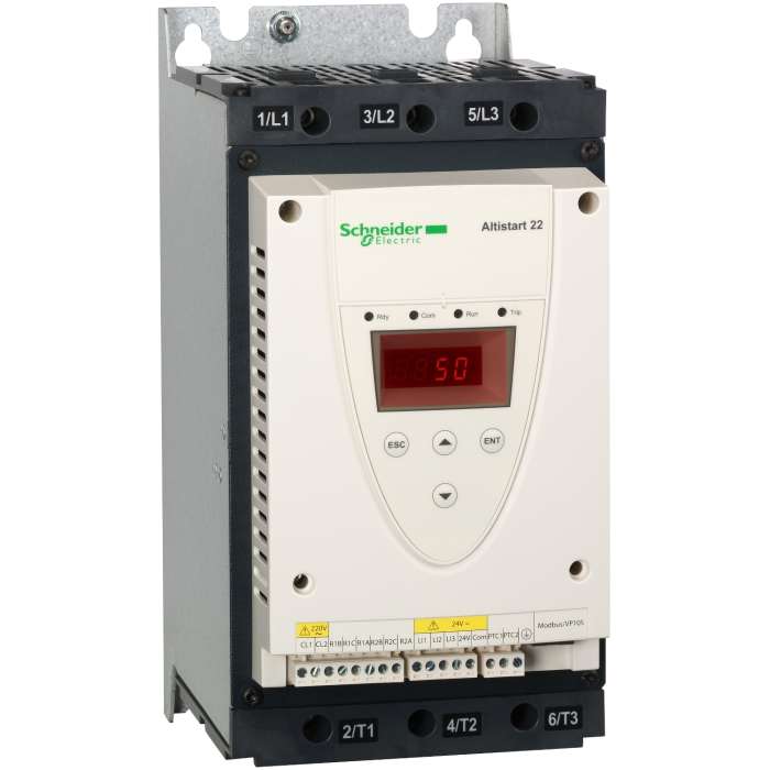 Schneider Electric Altistart 22 Soft Starter, , 30 kW, 440 V ac, 3 Phase, IP20