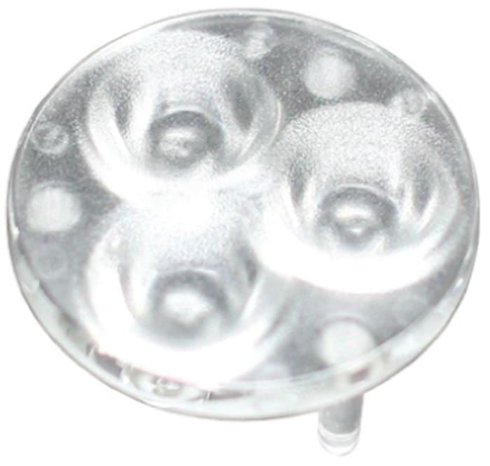 Lentille pour LED, Ledil, 3 voies 38 °, diamètre 35mm, à utiliser avec LED série Luxeon Rebel