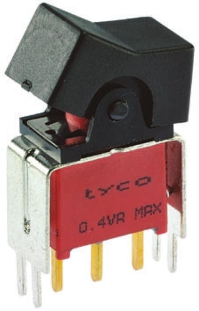TE Connectivity SPDT, Latching Rocker Switch PCB