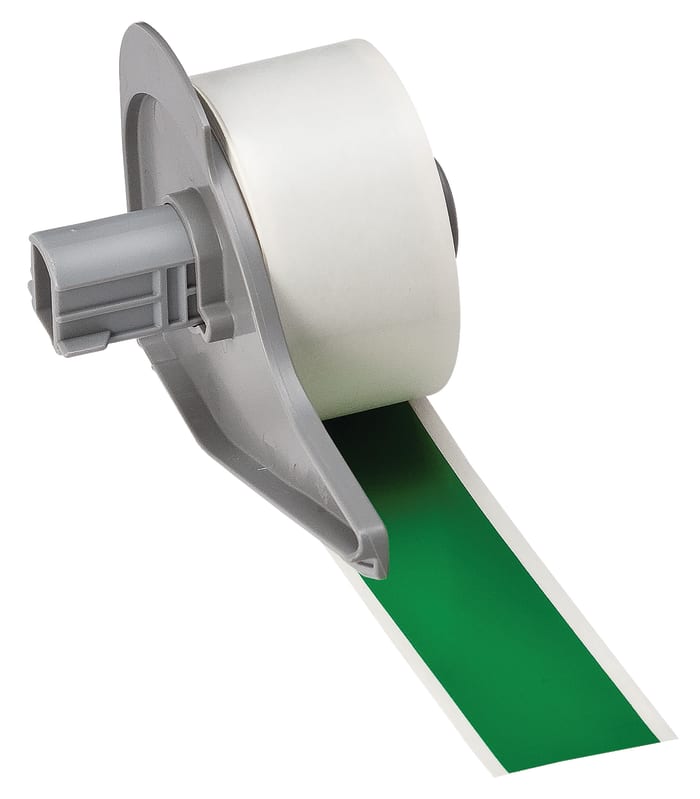 Brady B-595 Vinyl Green Cable Labels, 25.4mm Width, 1 Qty