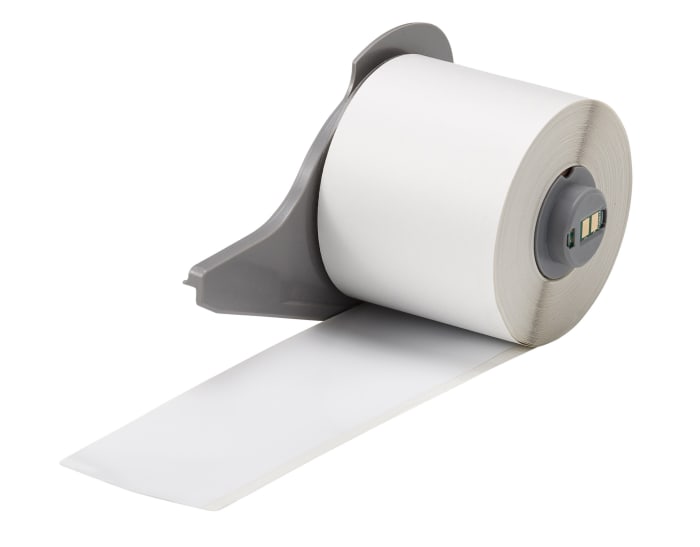 Brady B-595 Vinyl White Cable Labels, 50.80mm Width, 1 Qty