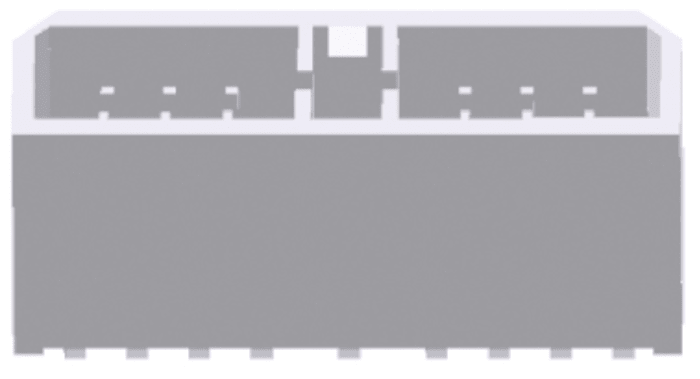 TE Connectivity Multi-Interlock Series Straight Through Hole Mount PCB Socket, 17-Contact, 2-Row, Solder Termination