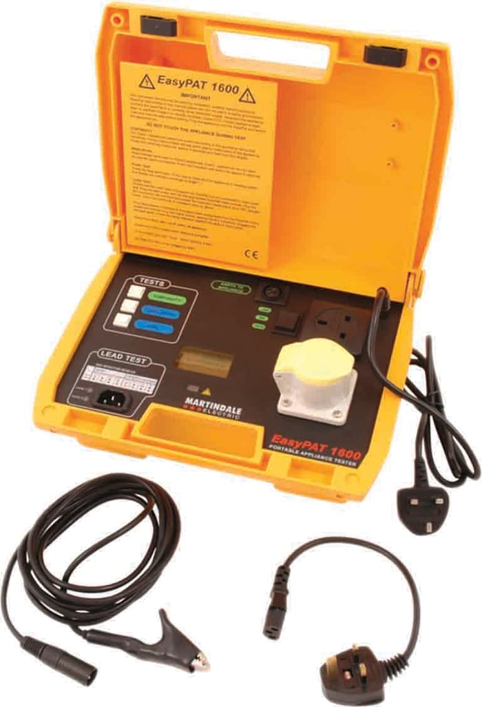 Martindale EPAT1600 PAT Tester, Class I, Class II, Class IT Test Type With UKAS Calibration