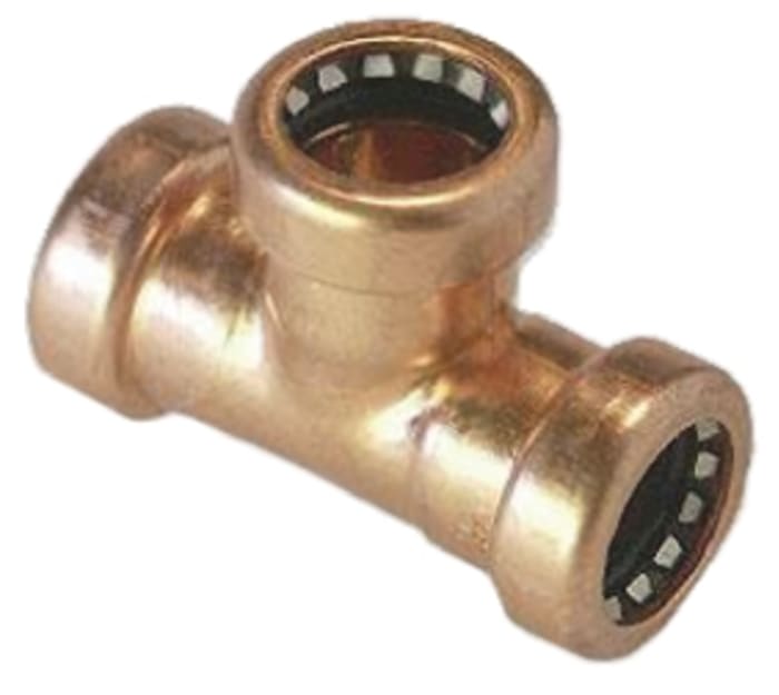 75556 Pegler Yorkshire Copper Pipe Fitting Equal Tee 15mm 7126799