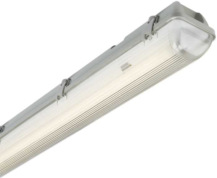 RS PRO 36 W Fluorescent Ceiling Light, 230 V Linear Single Batten, 1 Lamp, Anti-corrosive, 1.26 m Long, IP65