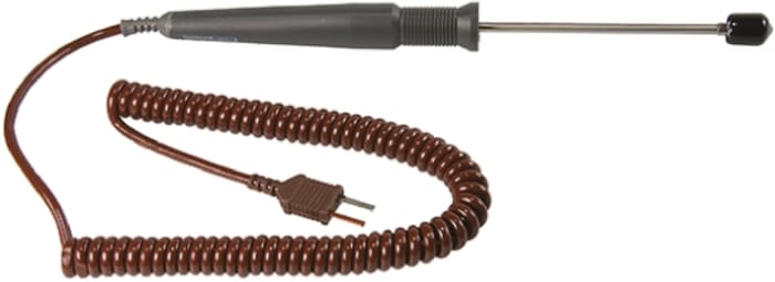 RS PRO T Immersion, Surface Temperature Probe, 110mm Length, 10mm Diameter, +250 °C Max, With SYS Calibration