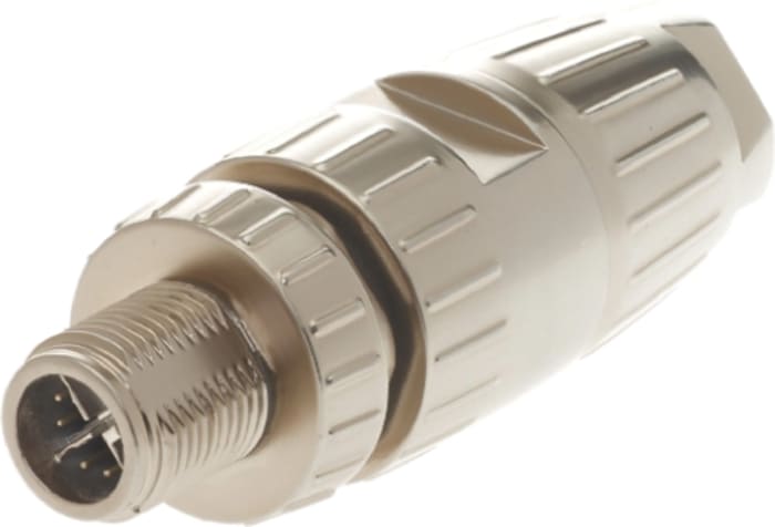 Harting Circular Connector, 8 Contacts, Cable Mount, M12 Connector, Socket, Male