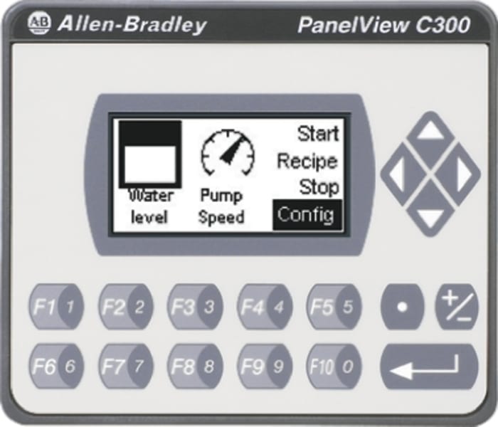 Allen Bradley Backlit LCD HMI Panel, 18 → 30 V dc Supply, 139 x 119 x 55 mm