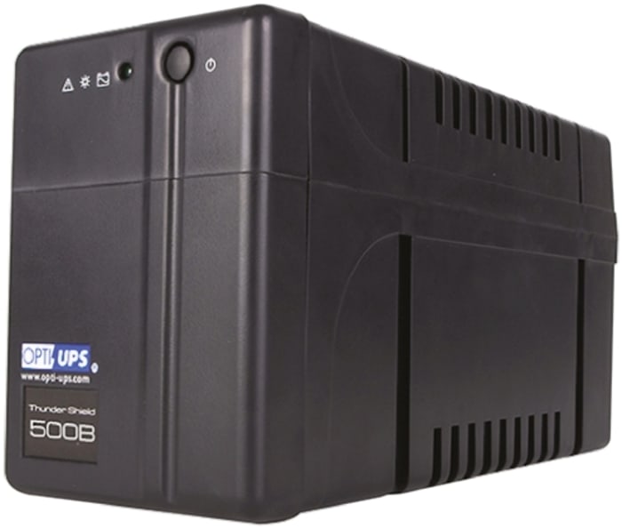 OPTI 230V Input Stand Alone Uninterruptible Power Supply, 500VA (300W), Thunder Shield