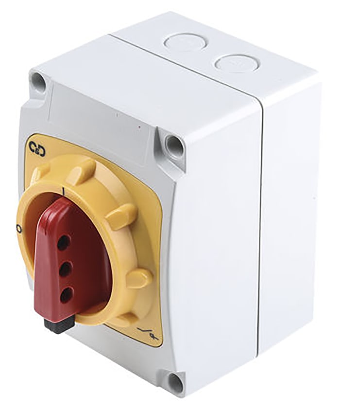 Yük Ayırıcı / Kesici, 6 + 2EB Yardımcı Kutuplu, Kapalı Montaj, 7,5 kW, 20 A, 6NO, IP65