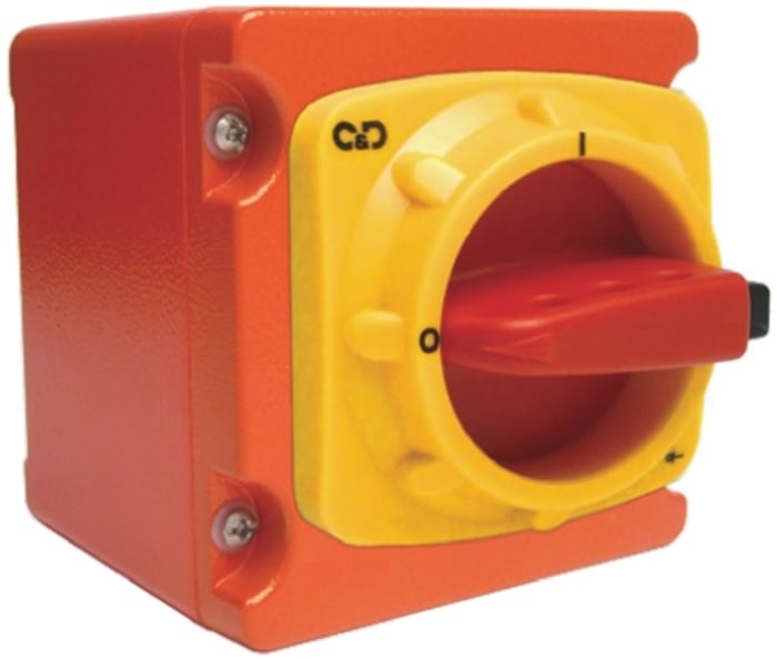 Yük Ayırıcı/Kesici, 6 + 2EB Yardımcı Kutuplu, Şasiye Monte Montaj, 7,5 kW, 20 A, 6NO, IP65