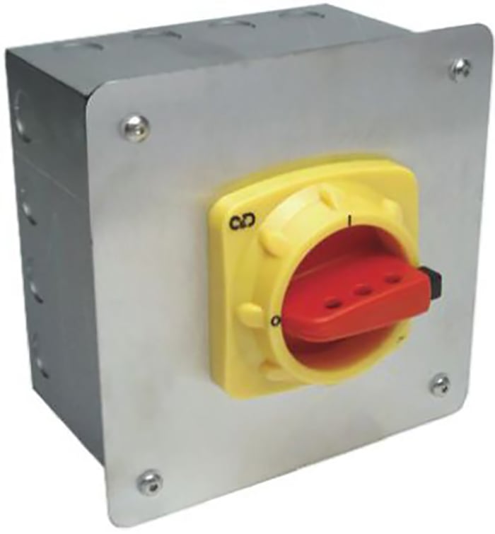 Craig & Derricott 3-Pole Panel Mount Isolator Switch -, IP65, 40A, 18.5 kW