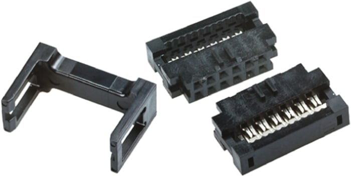 Amphenol FCI 20-Way IDC Connector Socket for Cable Mount, 2-Row