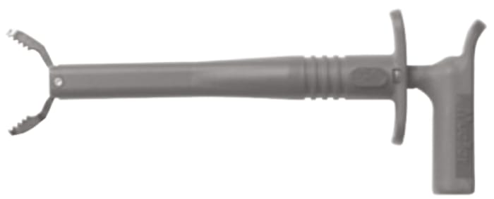 Mueller Crocodile Clip, Nickel-Plated Steel Contact, 15A, Black