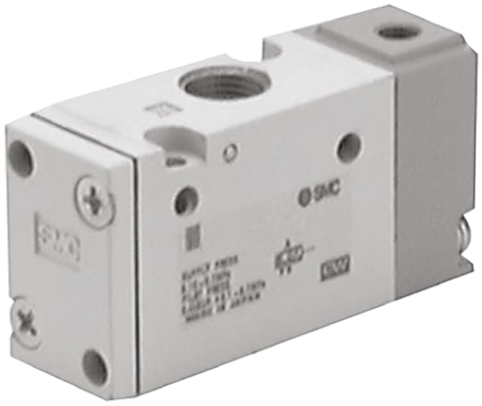 SMC 5/2 Pneumatic Solenoid Valve - Pilot/Pilot Rc 1/8 SYJA7000 Series