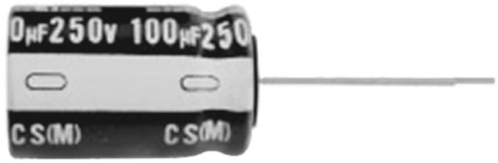 Nichicon 100μF Aluminium Electrolytic Capacitor 200V dc, Radial, Through Hole - UCS2D101MHD