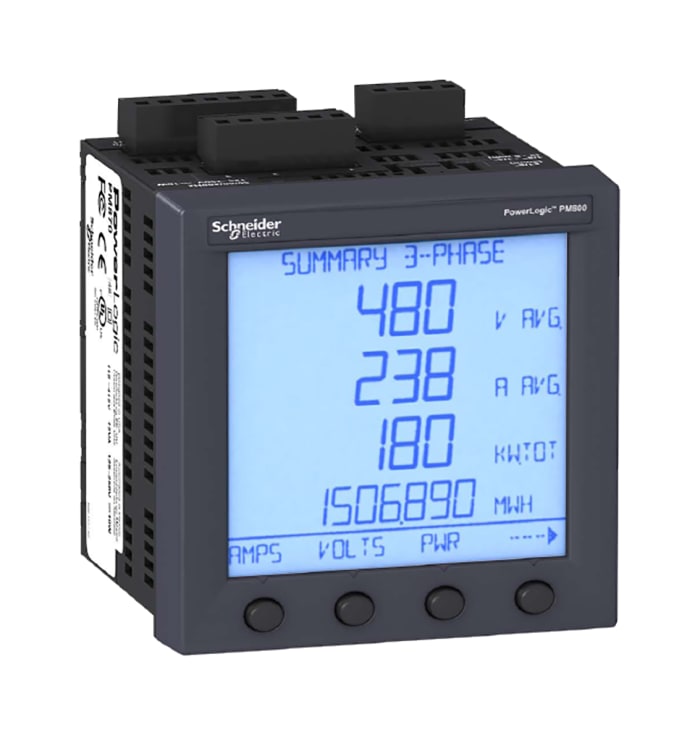 Compteur d'énergie PM850, 3 phases