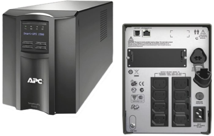 APC 160 → 285V Input Stand Alone Uninterruptible Power Supply, 1500VA (980W), Smart-UPS SMT