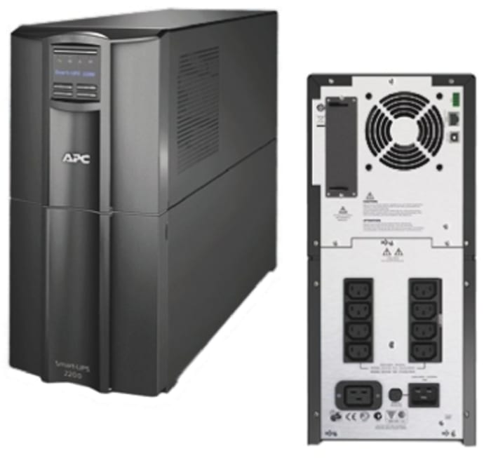 APC 160 → 285V Input Stand Alone Uninterruptible Power Supply, 2200VA (1.98kW), Smart-UPS SMT
