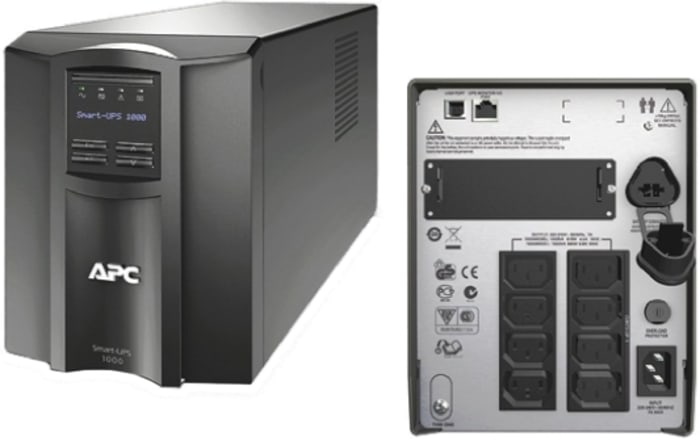 APC 160 → 285V Input Stand Alone Uninterruptible Power Supply, 1000VA (670W), Smart-UPS SMT