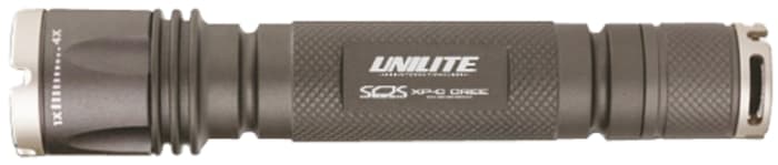 Unilite LED Torch Black/Silver 120 lm
