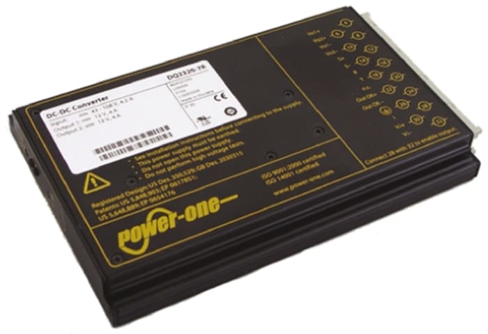 BEL POWER SOLUTIONS INC Q DC-DC Converter, ±12V dc/ 5A Output, 14.4 → 36 V dc Input, 120W, Rack Mount, +71°C Max