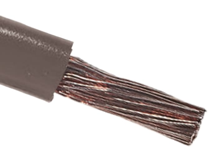 RS PRO Grey 4 mm² Tri-rated Cable, 12 AWG, 56/0.287 mm, 100m, PVC Insulation