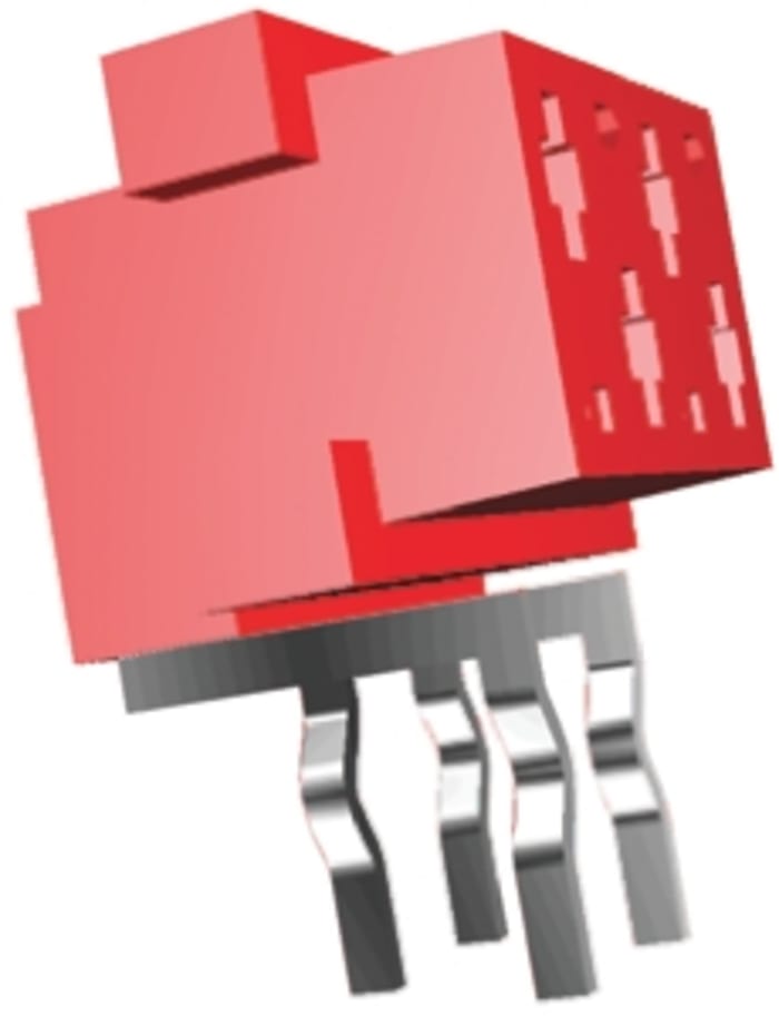 TE Connectivity Micro-MaTch Series Right Angle Through Hole Mount PCB Socket, 10-Contact, 2-Row, 2.54mm Pitch, Solder