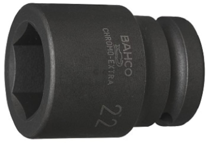Bahco 24mm 1 2 in Drive Impact Socket Hexagon 45 mm length