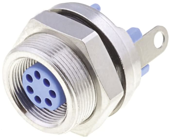 TE Connectivity Panel Mount Industrial Power Socket, Rated At 1A, 60 V ac