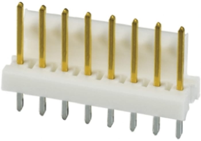 Embase à broches TE Connectivity, MTA-100, 8 pôles , 2.54mm 1 rangée, 5.0A, Droit