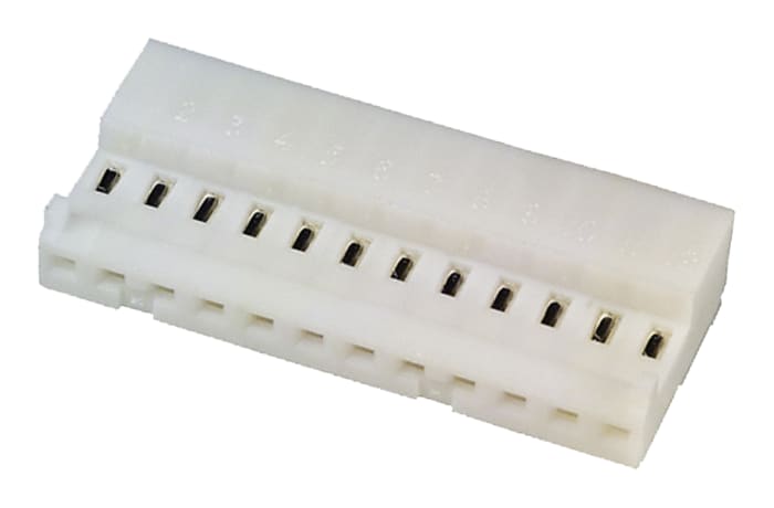 TE Connectivity 12-Way IDC Connector Socket for Cable Mount, 1-Row