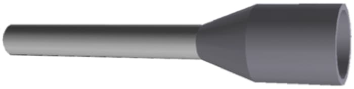 Embout à sertir TE Connectivity, 0.75mm², Gris, longueur 10mm