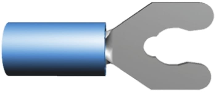 Cosses à œillet TE Connectivity, Isolée, Bleu, 2.6mm², M4
