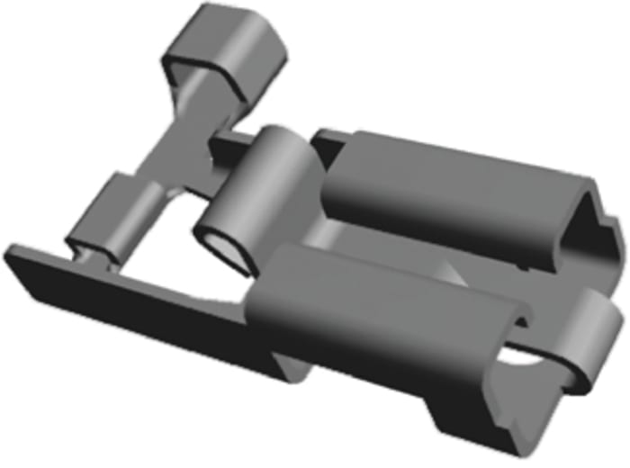 Cosse faston TE Connectivity, Non-isolée, série : 0.187